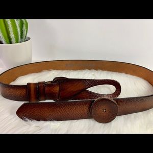 Daniel leather belt